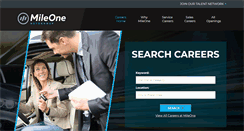 Desktop Screenshot of mileonejobs.com